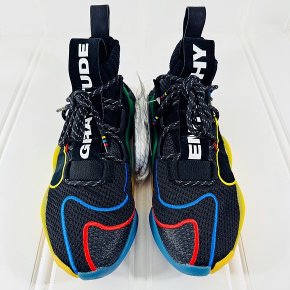 Adidas Pharrell Williams Crazy BYW LVL ‘Gratitude Empathy’ HU Sneakers Men’s 7 - Picture 5 of 12